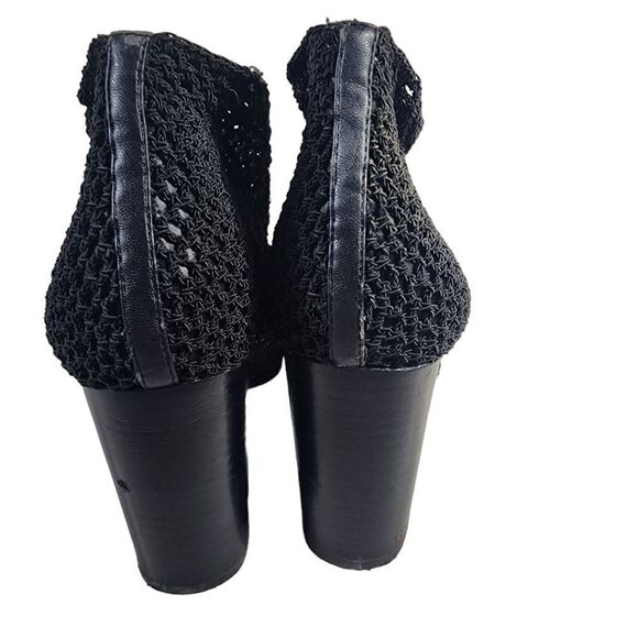 Jessica Simpson Black Rellia Crochet Bootie - Picture 10 of 10